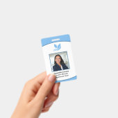 Foto-ID für Mitarbeiter mit Blue Logos Ausweis (Handheld)