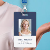 Foto-ID für Navy-Mitarbeiter Ausweis