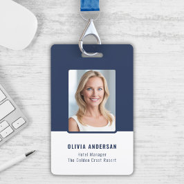 Foto-ID für Navy-Mitarbeiter Ausweis