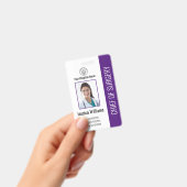 Foto-ID für personalisierte medizinische Mitarbeit Ausweis (Handheld)