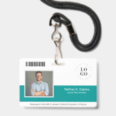 Foto-ID für personalisierte Mitarbeiter - Unterneh Ausweis (Front with Lanyard)