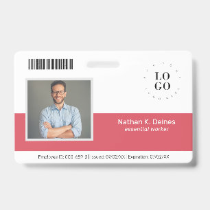 Foto-ID für personalisierte Mitarbeiter - Unterneh Ausweis