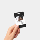 Foto-ID für personalisierte Mitarbeiter - Unterneh Ausweis (Handheld)