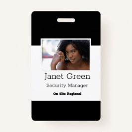 Foto-ID für personalisierte Mitarbeiter - Unterneh Ausweis