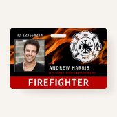 Foto-ID für Rot, Schwarz und Weiß Ausweis (Vorderseite)