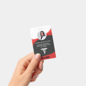 Foto-ID für Rot und Schwarz Ausweis (Handheld)