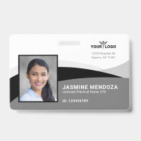 Foto-ID für Schwarz-weiße Vorlagen für Firmenlogos