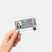 Foto-ID Grau-Abzeichen für Schulen oder Unternehme Ausweis (Handheld)