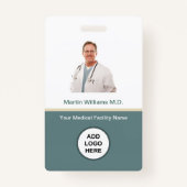 Foto ID Hospital Medical Beruflich Name Ausweis (Vorderseite)