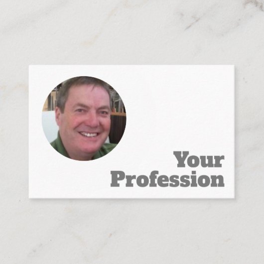 Foto-ID Ihres Bildes auf einer Visitenkarte (Vorderseite)