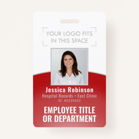 Foto-ID Ihres Mitarbeiters Strichcode Ihres Logos Ausweis (Vorderseite)