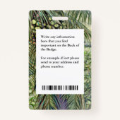 Foto-ID-Karte Firmenkundenspezifisch Ausweis (Rückseite)