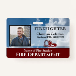Foto-ID-Karte für Firefighter-Mitarbeiter Ausweis
