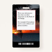 Foto-ID-Kartencode des benutzerdefinierten Mitarbe Ausweis (Rückseite)