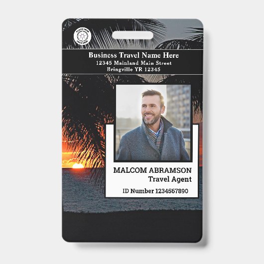 Foto-ID-Kartencode des benutzerdefinierten Mitarbe Ausweis (Vorderseite)