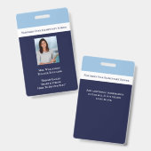 Foto-ID-Lehrer Ausweis (Vorder- & Rückseite)