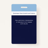 Foto-ID-Lehrer Ausweis (Rückseite)