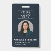 Foto-ID-Logo des benutzerdefinierten Unternehmens Ausweis (Vorderseite)