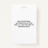 Foto-ID-Logo-Gesellschaft Ausweis (Rückseite)