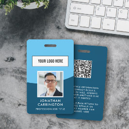 Foto-ID-Logo QR-Code-Abzeichen Ausweis