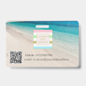 Foto-ID-Logo Strand-Szene Ausweis (Back)