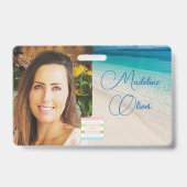 Foto-ID-Logo Strand-Szene Ausweis (Front)