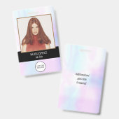 Foto-ID Logos für Mitarbeiter - Sicherheit Ausweis (Vorder- & Rückseite)