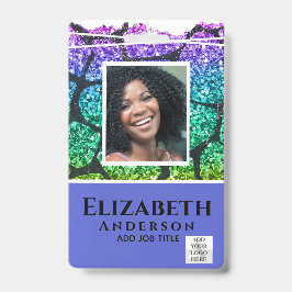 FOTO-ID - Mitarbeiter VIP Pass Girly Animal Prints Ausweis