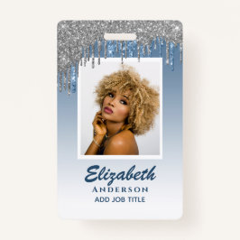 FOTO-ID - Mitarbeiter VIP Pass Girly Glitzer Glam Ausweis