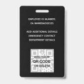 FOTO-ID - Mitarbeiter VIP Pass Girly Glitzer Glam Ausweis (Back)