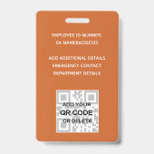 FOTO-ID Mitarbeiter VIP PASS Wasserfarbe Abstrakt Ausweis (Back)