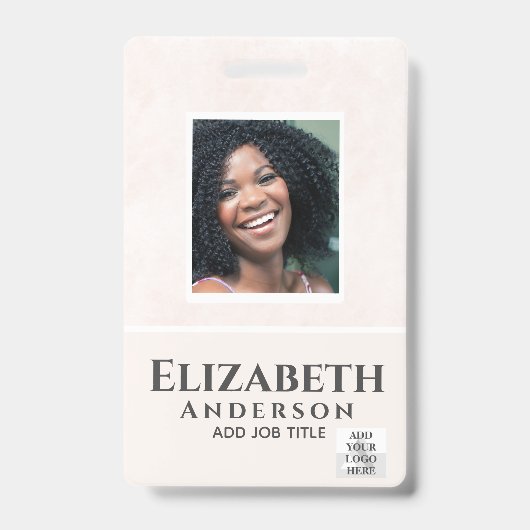 FOTO-ID Mitarbeiter VIP PASS Wasserfarbe Abstrakt Ausweis (Front)