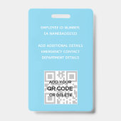 FOTO-ID Mitarbeiter VIP PASS Wasserfarbe Abstrakt Ausweis (Back)
