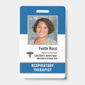 Foto ID Personalisierter medizinischer Mitarbeiter Ausweis (Vorderseite)