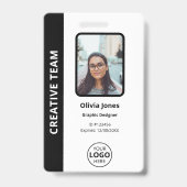 Foto ID QR Code Black Ausweis (Vorderseite)