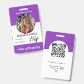 Foto ID Security ID Ba. Ausweis (Vorder- & Rückseite)