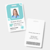 Foto-ID-Sicherheit für Krankenpfleger Ausweis (Vorder- & Rückseite)