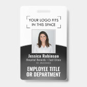 Foto-ID-Strichcode-Logo Schwarz/Weiß-Kurve Ausweis (Vorderseite)