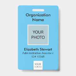 Foto-ID und Logo-Abzeichen für personalisierte Mit Ausweis