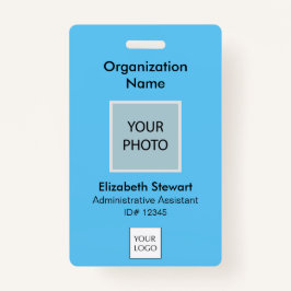 Foto-ID und Logo-Abzeichen für personalisierte Mit Ausweis
