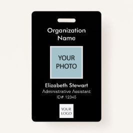 Foto-ID und Logo-Abzeichen für personalisierte Mit Ausweis
