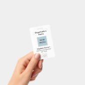 Foto-ID und Logo-Abzeichen für personalisierte Mit Ausweis (Handheld)