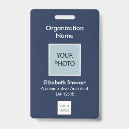 Foto-ID und Logo-Abzeichen für personalisierte Nav Ausweis