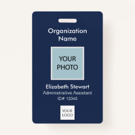Foto-ID und Logo-Abzeichen für personalisierte Nav Ausweis