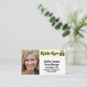 Foto-ID Visitenkarte (Stehend Vorderseite)