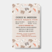 Foto-Identifikation für Kinder-Notfallkids Ausweis (Back)