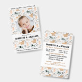 Foto-Identifikation Sicherheitshühner-Muster Kinde Ausweis (Vorder- & Rückseite)