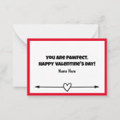 Foto Ihres Hundes - Funny and Niedlich School Note Mitteilungskarte (Rückseite)