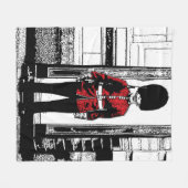 Foto-Illustrations-Buckingham- Palaceschutz Fleecedecke (Vorderseite (Horizontal))