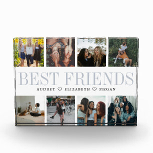 Foto im Glasblock Beste Freundschaftsgeschenke